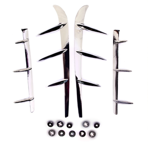 Juego de 4 Luces Laterales para Motocicleta Lambretta Special + SX150+ TV3 + GT/TV200, Acabado Cromado - Product Image 3