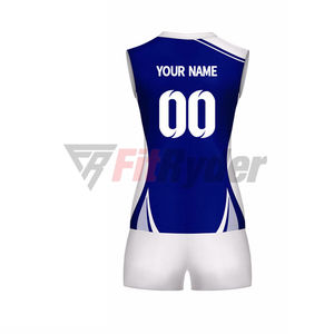Ensembles de vêtements de volley-ball respirants à séchage rapide Short en jersey imprimé par sublimation à manches courtes avec logo personnalisé Short en jersey réactif - Product Image 3