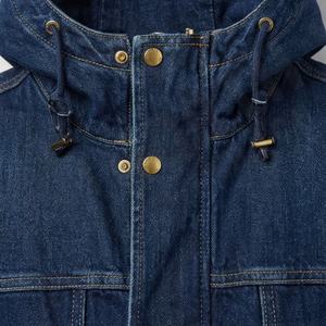 Vintage Plus Size Women Denim Jacket Long Sleeves Style Designer <b>Coats</b> Featuring Pearl Rivets Quality Fabric Customized Color - Product Image 4