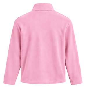 Sudadera de forro polar micro con media cremallera, rosa claro, texturizada, de manga larga y cuello alto, para hombre, venta al por mayor, ropa personalizada OEM - Product Image 2