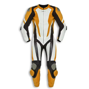 Dernier modèle de combinaison de moto Combinaison de moto en cuir personnalisée Combinaison de moto en cuir de course pour hommes - Product Image 1