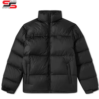 Veste matelassée coupe-vent longue veste épaisse décontractée vestes design personnalisé pour hommes vente en gros
