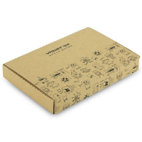 Boîte d'emballage en carton pour expédition, pliable, recyclable, portable, durable, pour la livraison express, adaptée à l'e-commerce