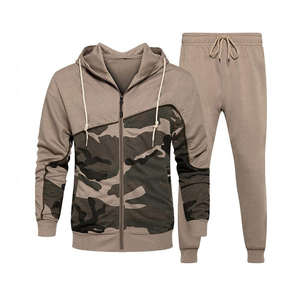 Ensemble de survêtement pour homme en molleton technique OEM, coupe classique, hiver, à capuche, uni, respirant, 100% coton, marque privée, jogging - Product Image 1