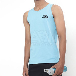 เสื้อกล้ามออกกำลังกายผู้ชาย แห้งเร็ว ระบายอากาศดี ไม่มีแขน ผู้ผลิตเสื้อกีฬา รับทำโลโก้ OEM ขายส่งเสื้อกีฬาฟิตเนส - Product Image 1