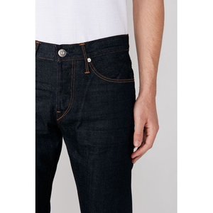 กางเกงยีนส์ขายาวสำหรับผู้ชายกางเกงยีนส์ทรงตรงเอวสูงปานกลางสีดำป้องกันการโจรกรรมกางเกงยีนส์ออกแบบขนาด40 42 44 - Product Image 2