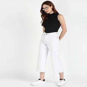 Débardeurs à séchage rapide légers et ajustés de couleur personnalisée pour femmes Hauts extensibles durables en tricot côtelé pour les filles de grande taille - Product Image 5