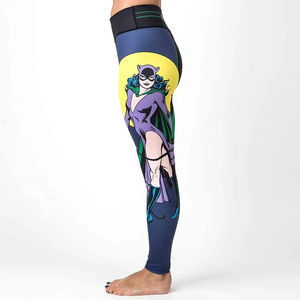 Sublimation Women's High-Waisted <b>Ankle</b>-Length Legging Spats Jitsu Grappling Compression Pants Breathable Four-Way Stretch Quick - Product Image 4