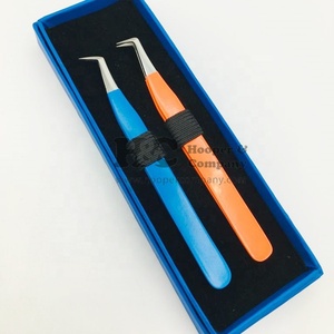 Pinzas de pestañas individuales de volumen, pinzas personalizadas para extensión de pestañas, pinzas de pestañas de etiqueta privada, embalaje personalizado, venta superior de visón - Product Image 2