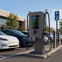 EVMATE Floor-Mounted 40kw 60kw 80kw DC Chargeur rapide OCPP 1.6J Smart véhicule électrique pour le stationnement commercial