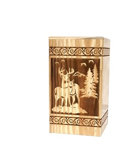 Urnas de madera para cenizas humanas Caja de cremación Árbol funerario de la vida urna cenizas Urna personalizada - Product Image 6