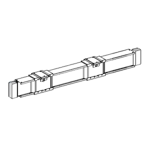Per SCHNEIDER ELECTRIC KTC2000EB740 3L+N+PER, Busway a lunghezza fissa 4m, 2 uscite, in rame, tipo KTC, per collegamenti ad alta corrente (ICW) e lunghezza standard. - Product Image 1