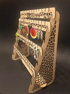 Support de bijoux artistique avec motifs floraux et espace de suspension pour boucles d'oreilles du fabricant et fournisseur indien - Product Image 3