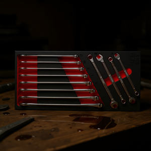 Jeu de clés à douille combinées bicolores assorties Usag, 12 pièces - Product Image 3