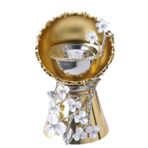 Soporte de incienso de Metal plateado antiguo, difusor de aromaterapia de Calidad exclusiva, acentos decorativos para quemador Bakhoor para la temporada de otoño - Product Image 5