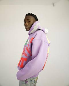Sweat à capuche d'hiver pour homme de haute qualité, 500 g/m², 100 % coton, avec appliqué, imprimé, brodé, respirant, coupe-vent, anti-poussière - Product Image 3