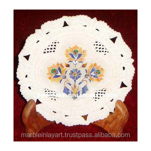 Plaque d'incrustation en marbre faite à la main - Product Image 1
