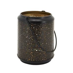 Nueva linterna colgante de estilo marroquí elegante hecha a mano, portavelas de hierro y Metal negro, característica sin llama para eventos en casa, Navidad - Product Image 4