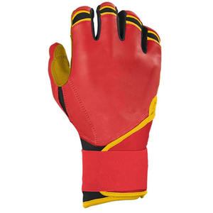 Gants de frappe de baseball multicolores à manchette longue de haute qualité pour les joueurs d'équipe professionnels Gants de frappe de baseball en cuir de vachette - Product Image 2