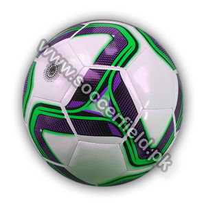 Ballon de football avec logo personnalisé de qualité supérieure en cuir PVC TPU PU de taille 5 pour l'entraînement et les matchs en intérieur et en extérieur - Product Image 1
