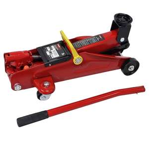 Cric de sol hydraulique compact et portable en alliage d'aluminium de 2 tonnes pour garages et ateliers de réparation, plage de levage 5.3 - Product Image 1