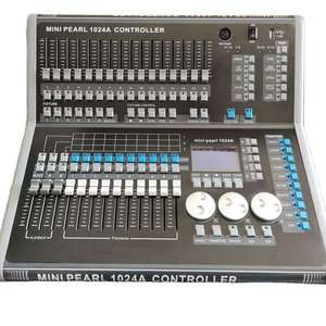1024CH DMX512 <span class=keywords><strong>Mini</strong></span> Pearl 1024A Controlador de luz de escenario Consola Teatro negro DJ Fiesta Boda Gran espectáculo Iluminación 6A Corriente de salida - Product Image 1