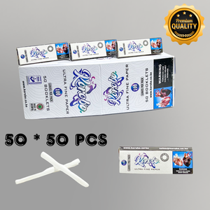 Papiers à rouler naturels non blanchis King-Size Slim Blancs pour cigarettes et tabac - Product Image 3