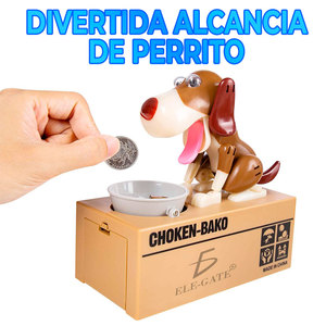 Salvadanaio a forma di cucciolo per bambini: incoraggia lo spargi-salvaguardie con un contenitore in plastica - Product Image 5