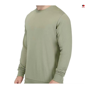Sweat-shirt à col rond brodé de haute qualité pour homme, sweat-shirt unisexe, logo personnalisé, 100% coton, sweat-shirt vintage à col rond - Product Image 6