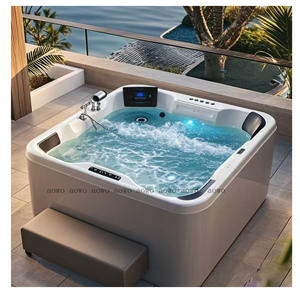 Spa de <span class=keywords><strong>piscine</strong></span> extérieur, baignoire de spa extérieure <span class=keywords><strong>pour</strong></span> 5 personnes - Product Image 1