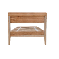 Cama doble Cama de madera Muebles para el hogar Estilo moderno para muebles de hotel Modelo de lujo de Indonesia