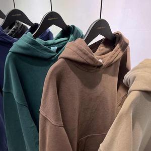 Fabricant personnalisé 400gsm Sweats à capuche pour hommes 100% coton surdimensionné acide lavage broderie haute qualité personnalisé vieilli - Product Image 4