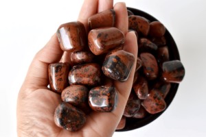 Piedras de Obsidiana Roja Pulida al por Mayor, Piedras Preciosas para Protección, Sanación Reiki y Decoración - Product Image 5