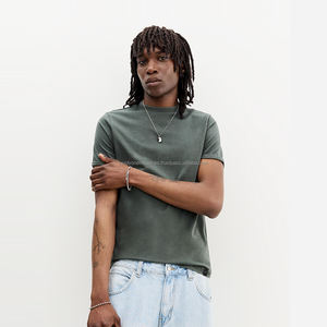 Camiseta de gimnasio personalizada al por mayor, camiseta de gran tamaño con gráfico de algodón cuadrado lavado ácido en blanco liso para hombre - Product Image 2