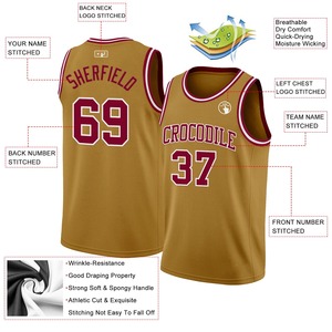 Camiseta de baloncesto de alta calidad de América 2025, camisetas de todos los equipos, camiseta de baloncesto Vintage bordada para hombre - Product Image 2