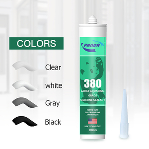 Sealant asetat dalam ruangan <span class=keywords><strong>Sikaflex</strong></span> Sealant cepat kering lem silikon transparan kuat keasaman tahan air akuarium lem kaca - Product Image 3