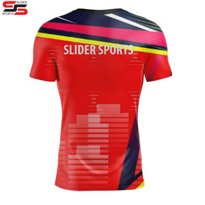 High Quality Men's Short Sleeve Rashguard <b>Swimming</b> Tops Beach Swear Manufacturing High Quality Rash Guards - Product Image 2