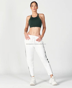 Pantalon de survêtement respirant taille haute avec cordon de serrage pantalon de survêtement pantalon à lacets pour femmes joggers d'été en coton respirant vente en gros - Product Image 4