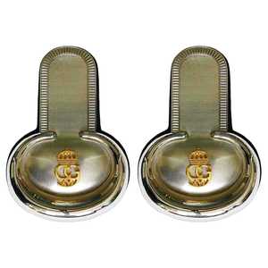 Épaulettes de l'Armée de l'Étranger française avec franges rouges, broderie personnalisée de haute qualité, à coudre sur tissu - Product Image 1