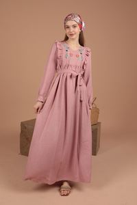 Thêu Phong Cách Mới Mùa Hè Phụ Nữ Dresses Made Trong Thổ Nhĩ Kỳ Với Chất Lượng Vải Sẵn Sàng Để Gửi - Product Image 4