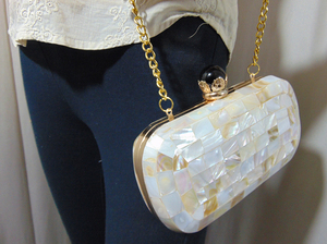 2023New Elegant Pearl Acrylic <b>Clutch</b> HandBags Women Bag <b>Wedding</b> Wallets Party - Product Image 5