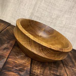 Round Shape <b>Serving</b> <b>Bowl</b> New Texture Design Wooden Japanese <b>Salad</b> <b>Serving</b> <b>Bowl</b> Vintage Design for Farmhouse & Other parties Use - Product Image 5