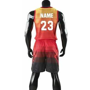 Uniforme de basket-ball uni pour hommes, uniforme de basket-ball de qualité supérieure, uniforme de basket-ball confortable pour unisexe - Product Image 3