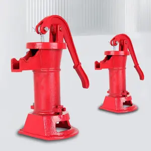 传统铸铁手动水泵手动水井泵老式手动重型花园野营泵