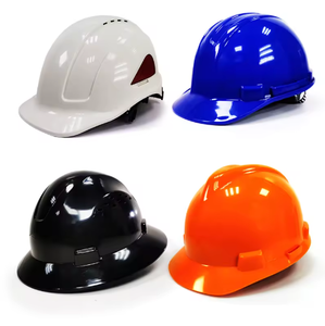 Casque de sécurité ABS YY-102 LOKTAR, design à fentes, 6 points de suspension, certifié CE EN397, casque de travail industriel jaune - Product Image 4