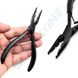 Pinzas Profesionales de Acero Inoxidable de 6 Pulgadas para Extensiones de Cabello, Herramienta de Engarzado de Micro Anillos de 2mm, 3mm, 4mm y Nano Beads para Cabello - Product Image 5