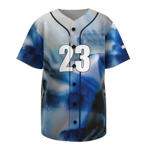 Camiseta de béisbol con estampado de poliéster 100%, camiseta de fútbol de Club OEM personalizada, camiseta de béisbol por sublimación de alta calidad - Product Image 6
