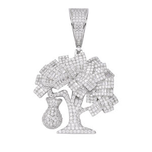 Rapper Jewelry Men's 925 Sterling Silver Moissanite Diamond Pendant 14k Gold Custom Money <b>Bag</b> unique style Pendant Fine Jewelry - Product Image 5