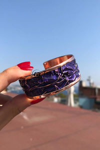 Handcrafted <b>Copper</b> Cufflinks for Gifting Formal Partywear Accessories for <b>Men</b> by Tradebyd - Product Image 2