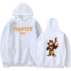 Tenue de style de rue en tissu polaire de coton à capuche épais pour hommes avec capuche poche kangourou et poignets côtelés - Product Image 5